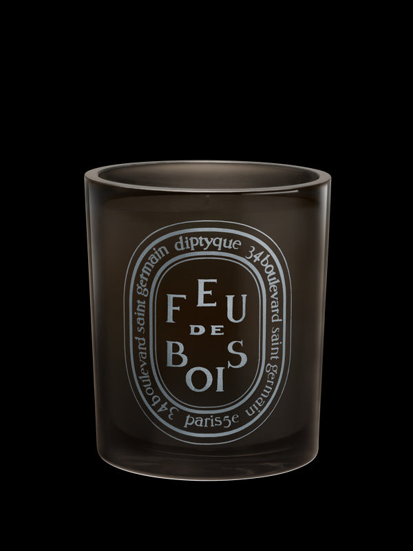 Grey Feu De Bois Candle